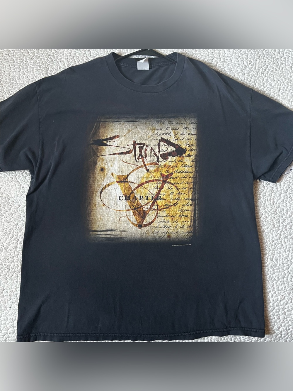 Black Staind Band 2006 Tour T-Shirt